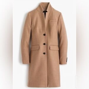 JCREW Regent Camel Coat Size 4 - NWT